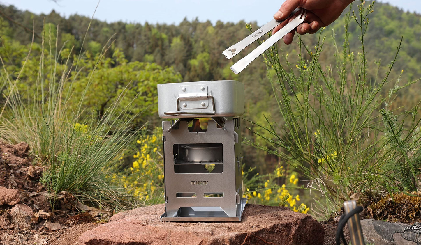 FENNEK Titanium Barbecue Tongs - Made in Germany