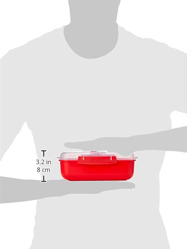 Sistema Heat and Eat Microwave Container Set | 1.25 L, 525 ml (3 Count) - Made in New Zealand