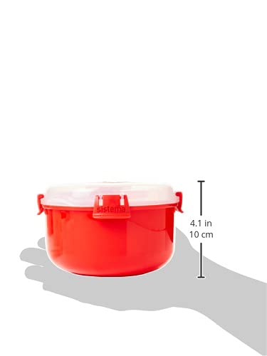 Sistema Microwave 915 ml Round Bowl with Steam Release Vent - Made in New Zealand