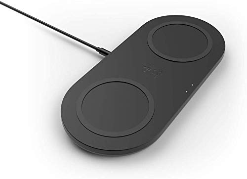 Belkin Dual Wireless Charging Pad 10W for iPhone, Galaxy, Pixel, AirPods more - Made in Vietnam