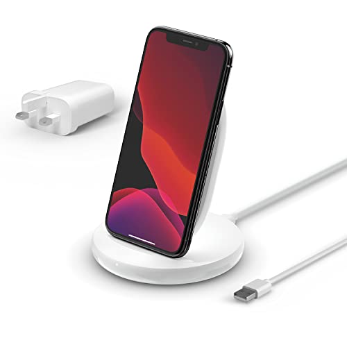 Belkin BoostCharge Wireless Charging Stand 15W (White) - Made in Vietnam