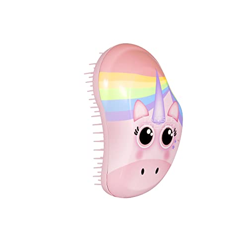 Tangle Teezer The Original Mini Detangling Hairbrush (Rainbow The Unicorn) - Made in UK