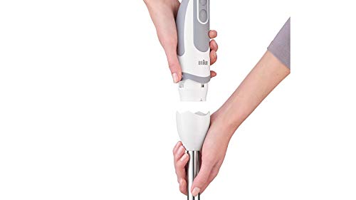 Braun House Hold mq5200 Hand Blender, Plastic, White/Grey - Made in Romania