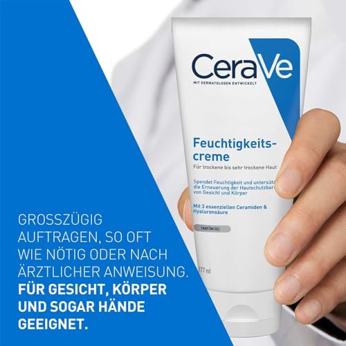 CeraVe Moisturising Cream for Dry to Very Dry Skin 177 ml - Made in France