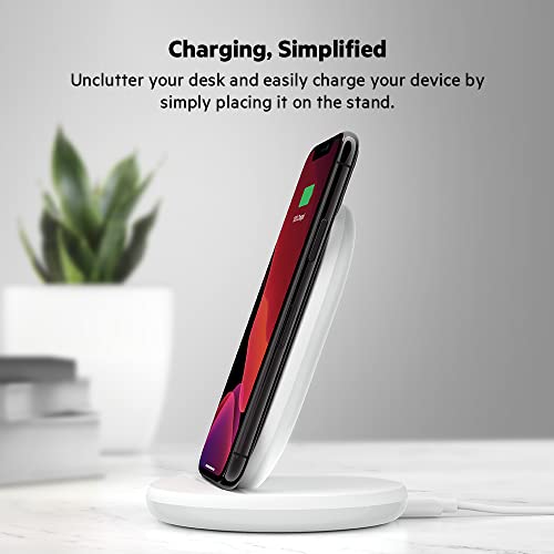 Belkin BoostCharge Wireless Charging Stand 15W (White) - Made in Vietnam