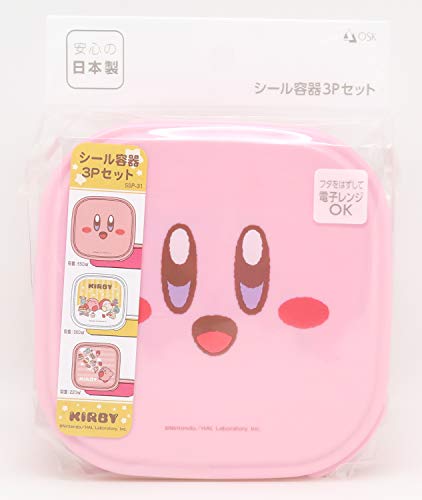 OSK Kirby's Dream Land Bento Lunch Box 3 Case Set 220ml, 360 ml & 550 ml - Made in Japan