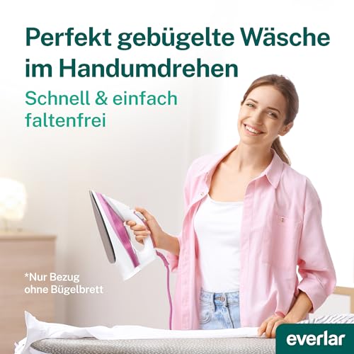 everlar® Premium Ironing Board Cover 120 x 40 cm - Made in Germany