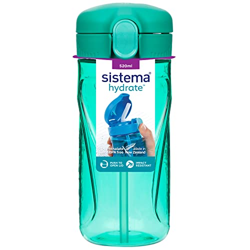 Sistema 520ml Hydrate Quick Flip Water Bottle | Recyclable with TerraCycle® - Made in New Zealand