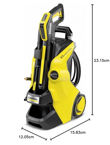 Kärcher K 5 Power Control Pressure Washer, pressure: max. 145 bar, flow rate: 500 l/h, area coverage: 40 m²/h - Made in Europe