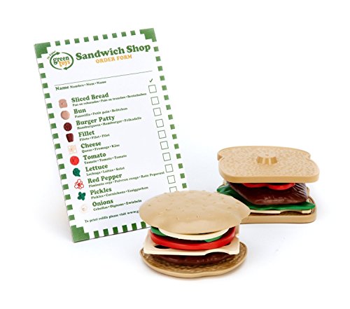 Green Toys Sandwich Shop - Pretend Play Food - Made in U.S.A.