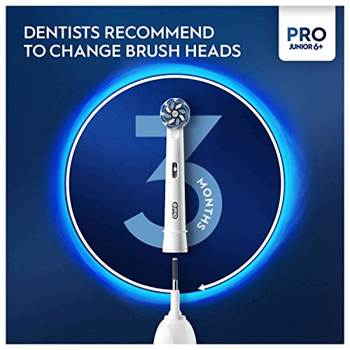 Oral-B Pro Junior Kids Electric Toothbrush for Ages 6+ - Made in UK