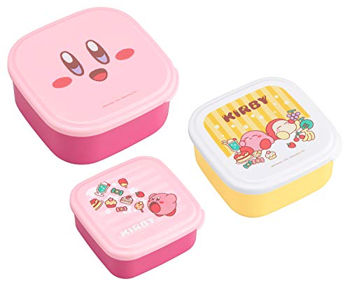 OSK Kirby's Dream Land Bento Lunch Box 3 Case Set 220ml, 360 ml & 550 ml - Made in Japan