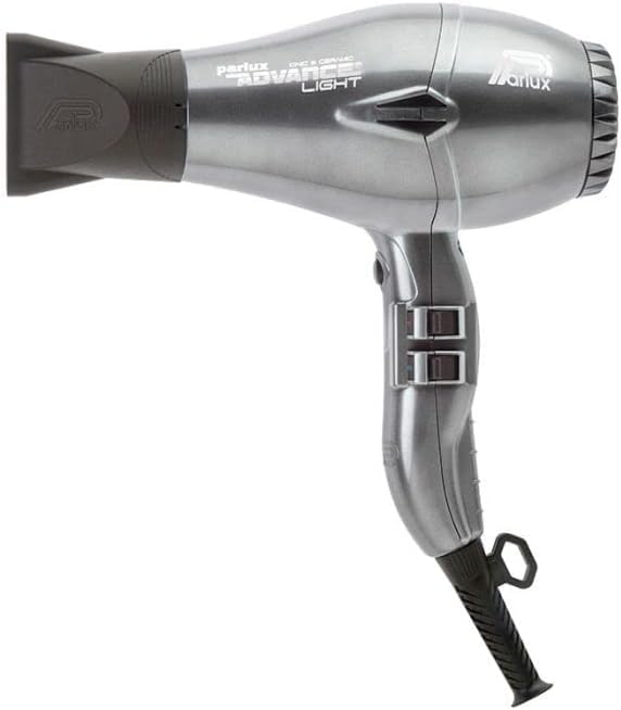 Parlux Advance Light Ionic and Ceramic Hair Dryer (Graphite Grey) - Made in Italy