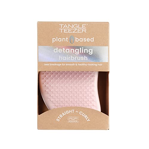 Tangle Teezer Original Plant Detangling Hair Brush (Pink) - Made in UK