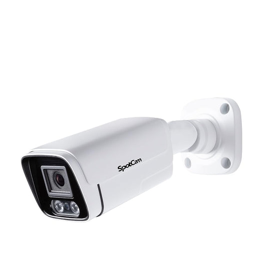SpotCam 2K Cloud AI IP Camera, Indoor/Outdoor, Two Way Audio, Night Vision, Human Detection, Waterproof - Made in Taiwan
