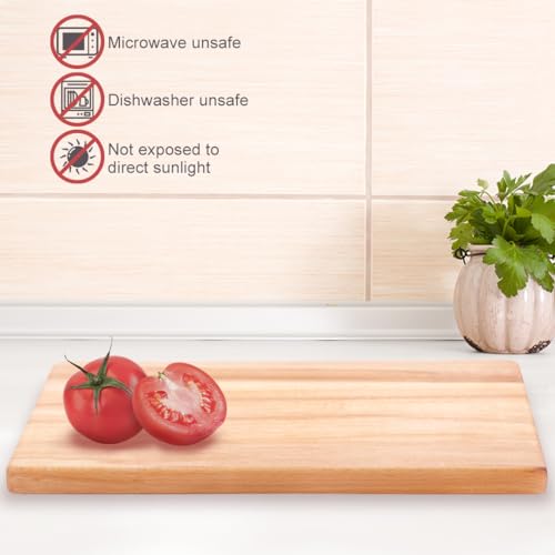 TIKUSAN Natural Cypress Hinoki Cutting Board (Small 14.2″×8.7″) - Made In Japan