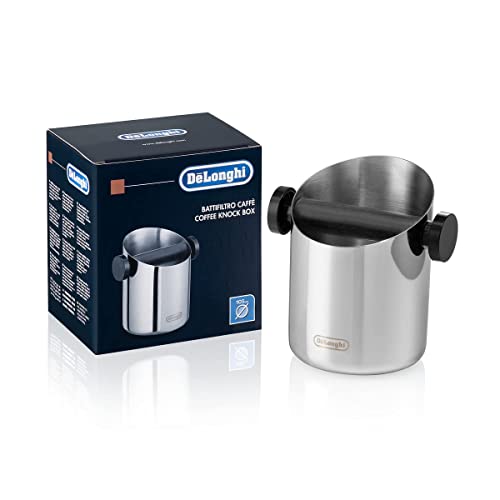 De'Longhi DLSC059 Coffee Knock Box, Stainless Steel - Made in Italy