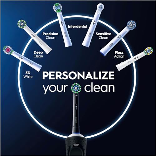 Oral-B Vitality Pro Electric Toothbrushes 1 Handle, 2 Toothbrush Heads, 3 Brushing Modes 2 Pin UK Plug - Made in Hungary