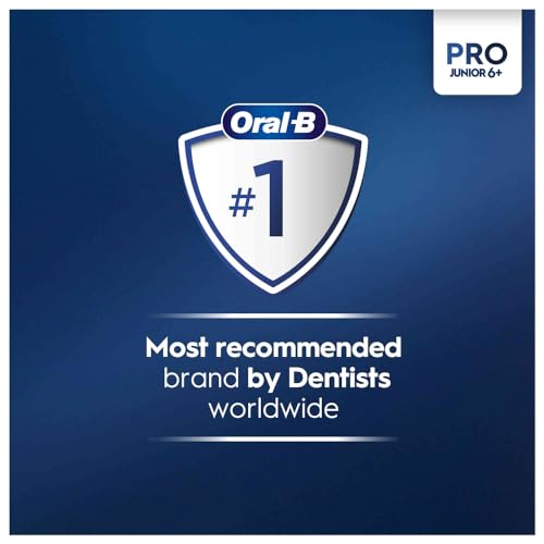 Oral-B Pro Junior Kids Electric Toothbrush for Ages 6+ - Made in UK