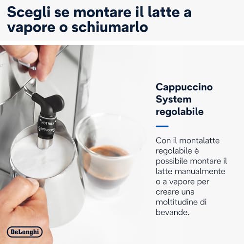 De'Longhi Dedica Style, Traditional Pump Espresso Machine - Made in Italy