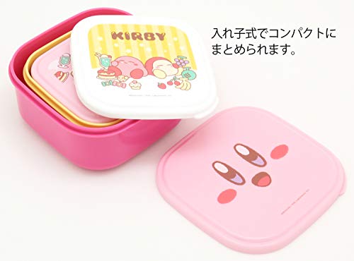 OSK Kirby's Dream Land Bento Lunch Box 3 Case Set 220ml, 360 ml & 550 ml - Made in Japan