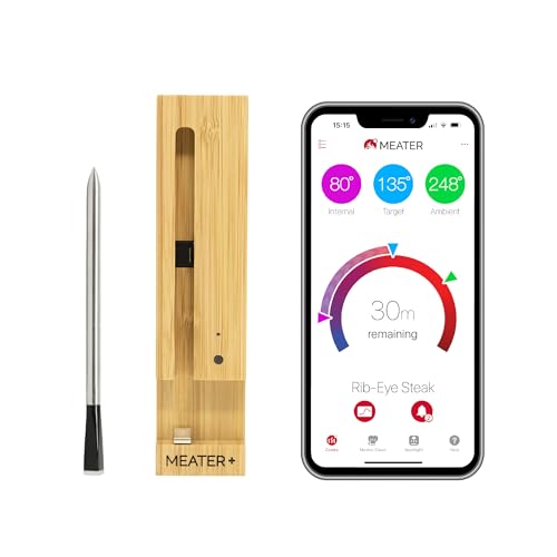 MEATER Plus | 50m Long Range Smart Wireless Meat Thermometer - Made in Taiwan