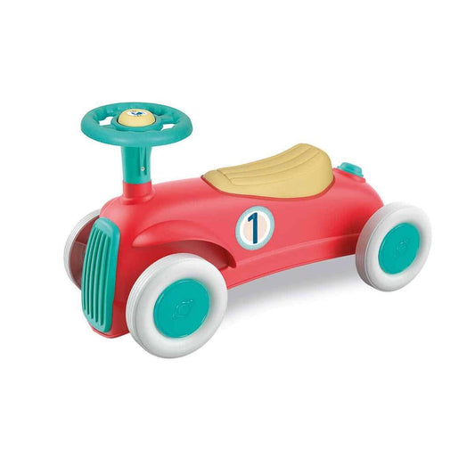 Clementoni My First Ride On Cars, 100% Recycled Material (For 12-36 Months) - Made In Italy