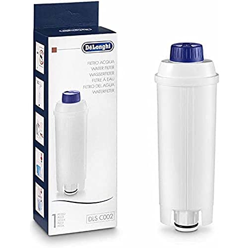 De'Longhi Water Filter DLSC002 (Pack of 1), White - Made in Italy