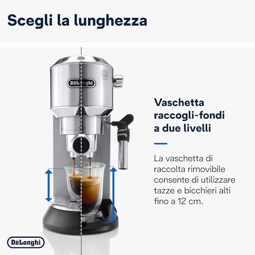 De'Longhi Dedica Style, Traditional Pump Espresso Machine - Made in Italy