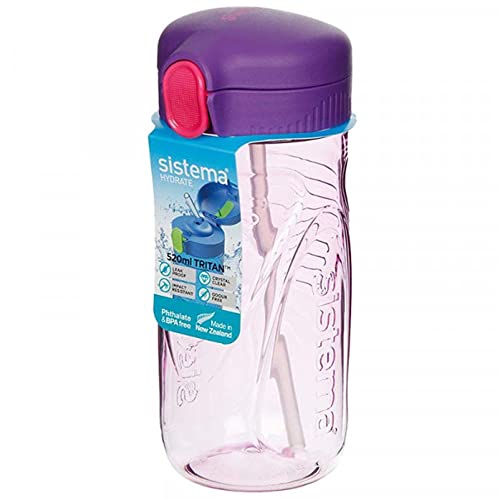 Sistema 520ml Hydrate Quick Flip Water Bottle | Recyclable with TerraCycle® - Made in New Zealand