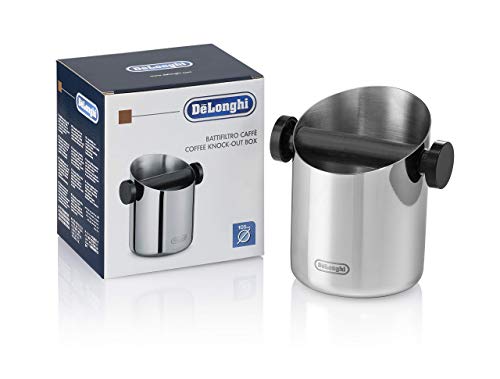 De'Longhi DLSC059 Coffee Knock Box, Stainless Steel - Made in Italy