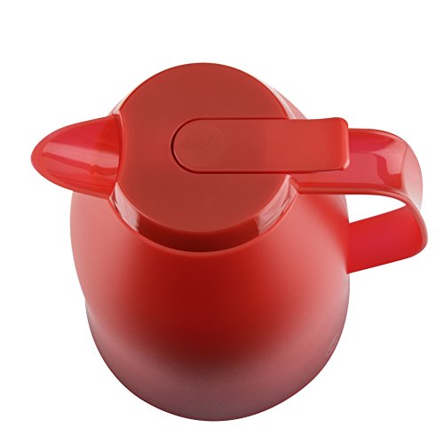 Emsa Mambo Quick-Tip Vacuum Jug, 1.0 litres, red, Stainless_Steel - Made in Germany