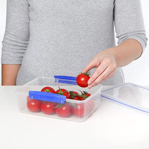 Sistema KLIP IT Food Storage Containers 2L, 1L, 400 ml, 200 ml (6 Count) - Made in New Zealand