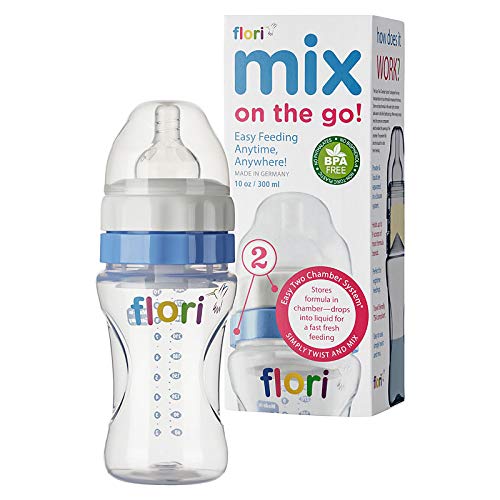 Flori 300 ml Baby Bottle with Anti-Colic Teat - Made in Germany