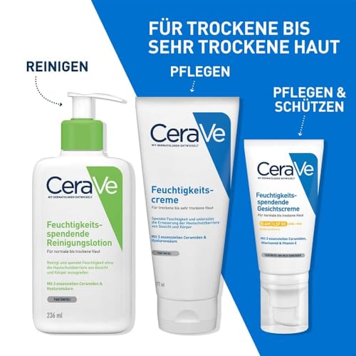 CeraVe Moisturising Cream for Dry to Very Dry Skin 177 ml - Made in France