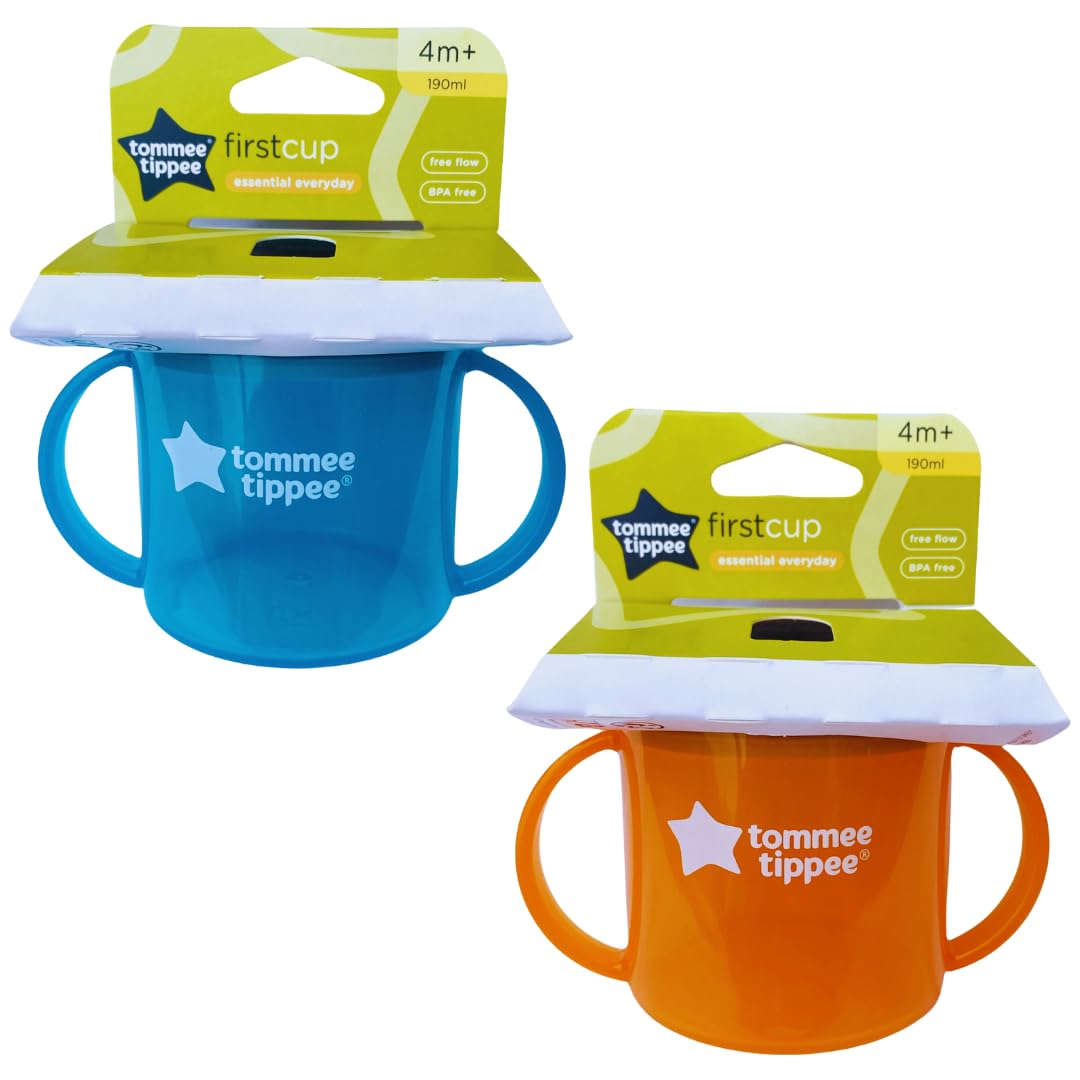 Tommee Tippee First Cup 4m+ (2 Pack) - Made in the UK