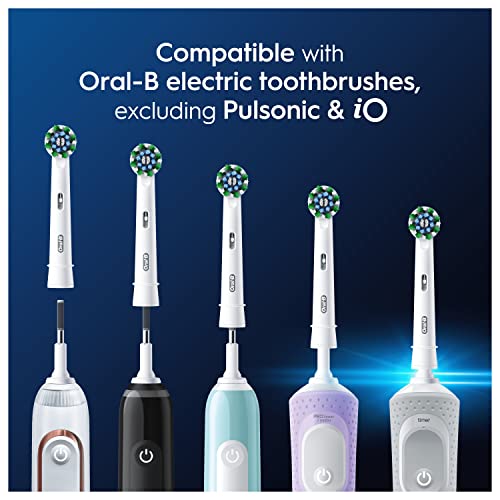 Oral-B Pro Cross Action Electric Toothbrush Head (Pack of 8) - Made in Germany