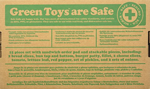 Green Toys Sandwich Shop - Pretend Play Food - Made in U.S.A.