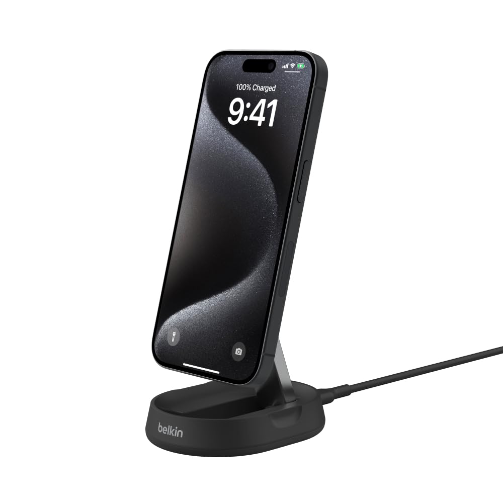 Belkin BoostCharge Pro 15W convertible magnetic wireless charging stand - Made in Vietnam