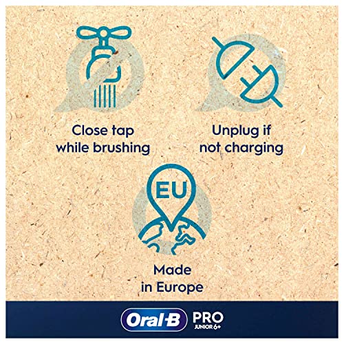 Oral-B Pro Junior Kids Electric Toothbrush for Ages 6+ - Made in UK