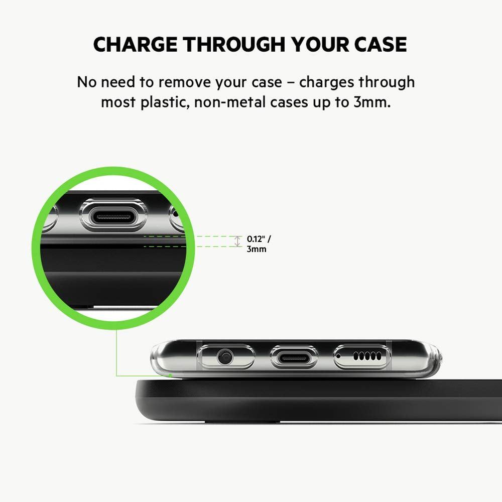 Belkin Dual Wireless Charging Pad 10W for iPhone, Galaxy, Pixel, AirPods more - Made in Vietnam