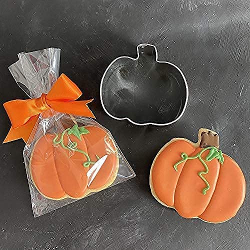 Ann Clark Pumpkin Cookie Cutters 2-Pc. Set 4", 3" - Made in USA