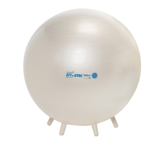 Gymnic "Sit'n Gym Perla 65" Ball (Pearl White) - Made in Italy