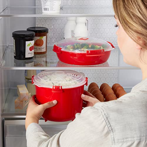 Sistema Microwave 2.6L Rice Cooker & 915ml Food Container Set (2 Count) - Made in New Zealand