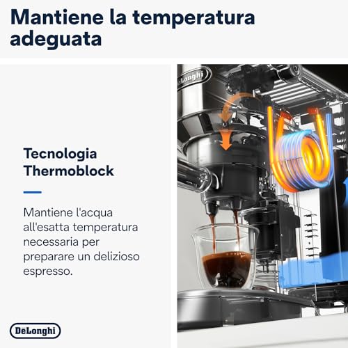 De'Longhi Dedica Style, Traditional Pump Espresso Machine - Made in Italy