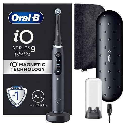 Oral-B iO9 Electric Toothbrushes For Adults 7 Modes, 2 Pin Plug, Special Edition - Made in UK