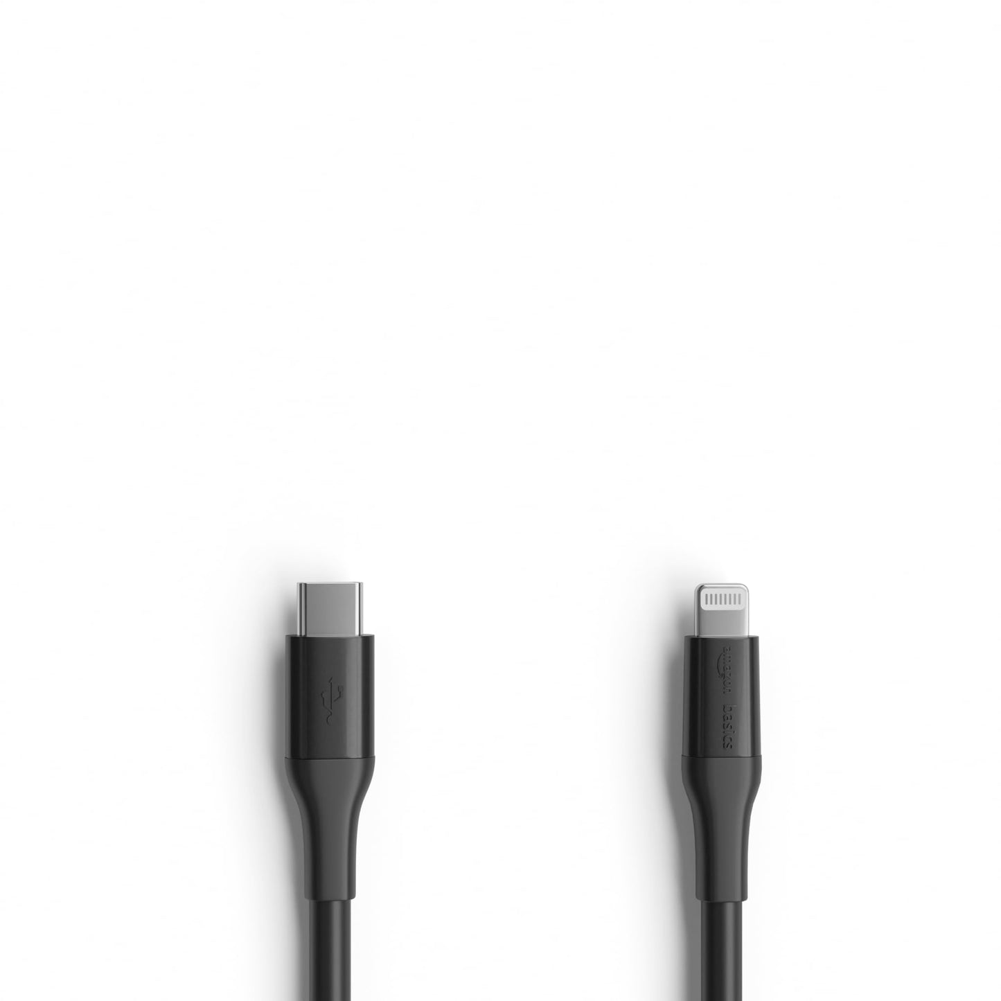 Amazon Basics USB 2.0 Type-C to Lightning Cable (MFi Certified), 3 m, Black - Made in Vietnam