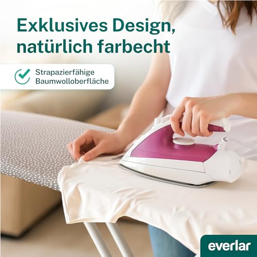 everlar® Premium Ironing Board Cover 120 x 40 cm - Made in Germany