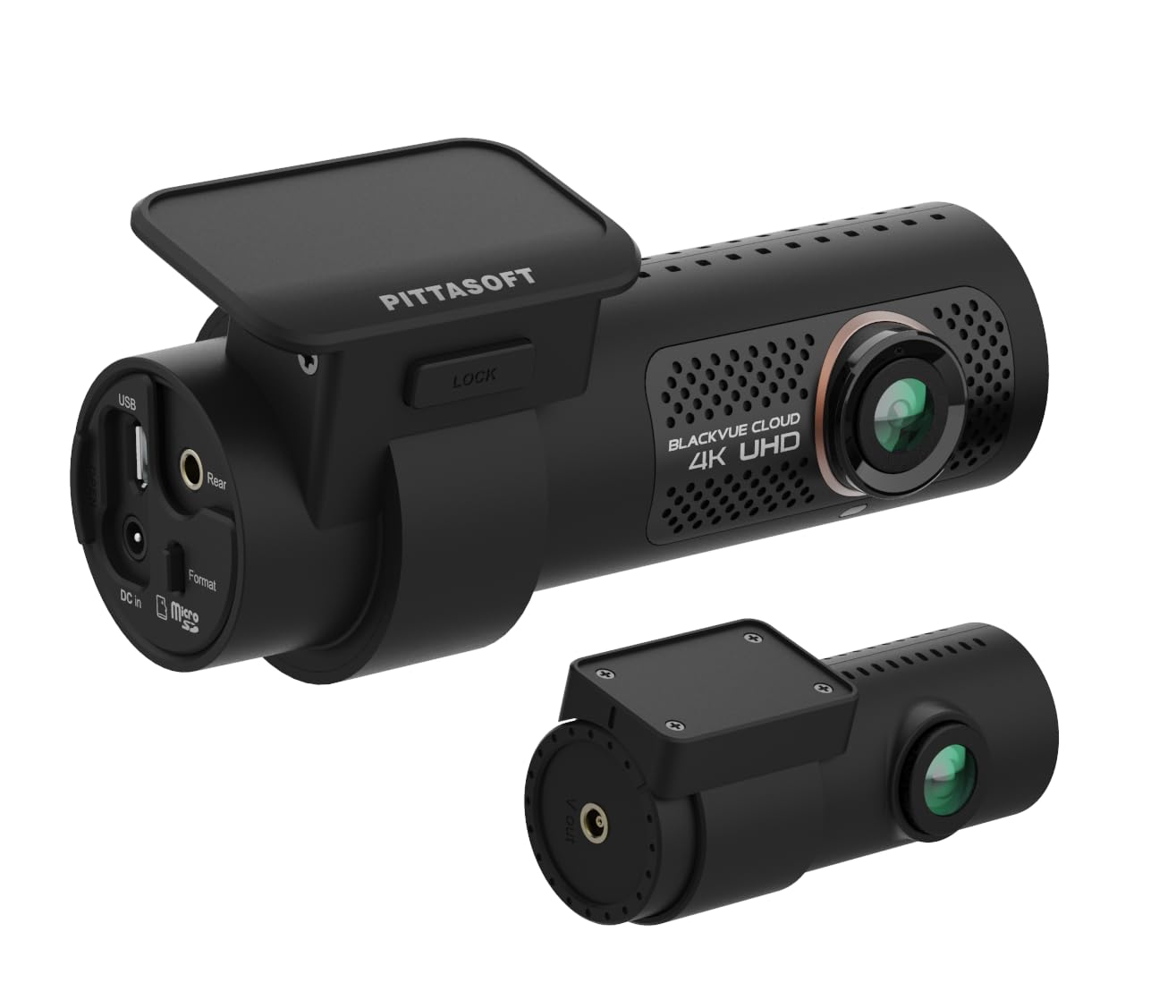 BLACKVUE DR970X-2CH (64 GB) UK Edition - 4K Ultra HD Front & Rear Dash Cam with 8-MP CMOS Sensor - Made in Korea