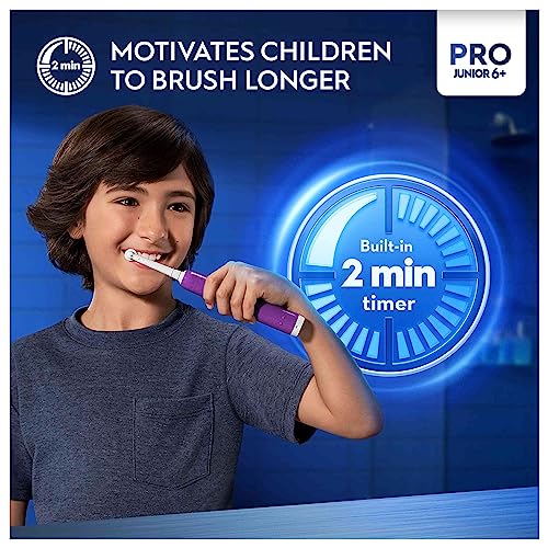 Oral-B Pro Junior Kids Electric Toothbrush for Ages 6+ - Made in UK